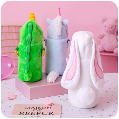 Animal Shape Water Bottle Sleeves Protective Holders Cartoon Cute Insulating Carriers Bottle Bag Cooler Cover Strap For Kids