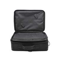 Relavel Travel Makeup Train Case Makeup Cosmetic Case Organizer Portable Artist Storage Bag with Adjustable Dividers