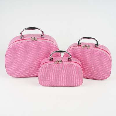 New Best Makeup Case Travel Makeup Bag Artist Organizer, Pink Makeup Brush Holder Bag Designer Cosmetic Case with Mirror